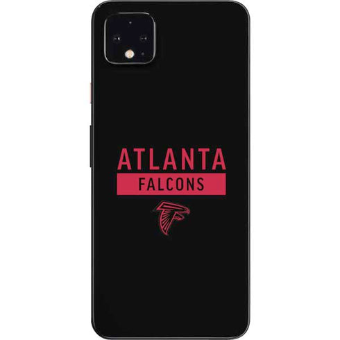 NFL Atlanta Falcons Black Performance Series Google Pixel 4 XL Skin